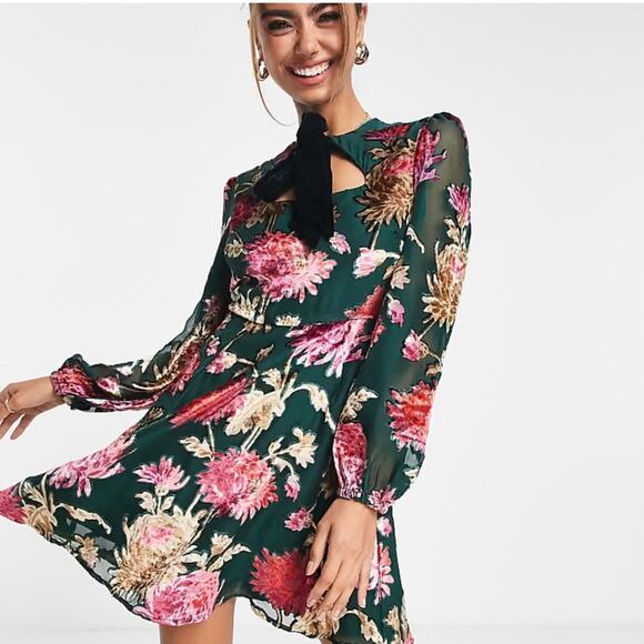 NWT NEW Hope & Ivy Antonia Mini Dress UK 12/US6 - Picture 4 of 12